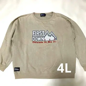 00년대 빈티지 퍼스트 다운 트레이닝복 맨투맨 4L