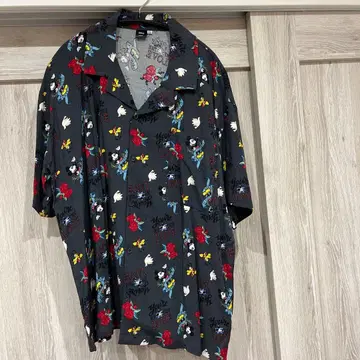 Disney 미키 알로하 셔츠 LL