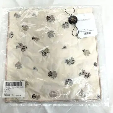 미사용 극장 프로덕츠 플라워 스퀘어 백 토트백 베이지 계열