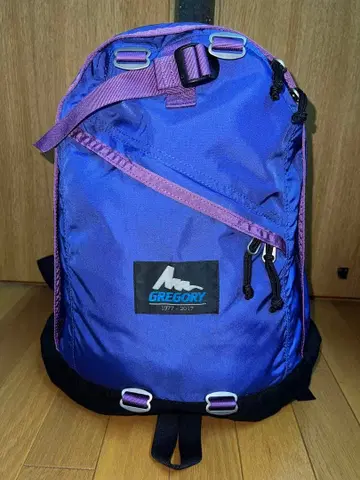 GREGORY 데이팩 17년 한정판 40주년 복각 파랑 택 블루 레터