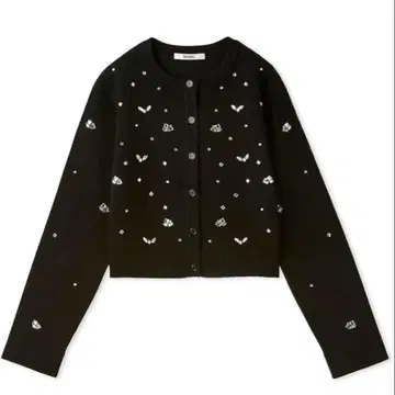 SNIDEL 디자인 비쥬 가디건