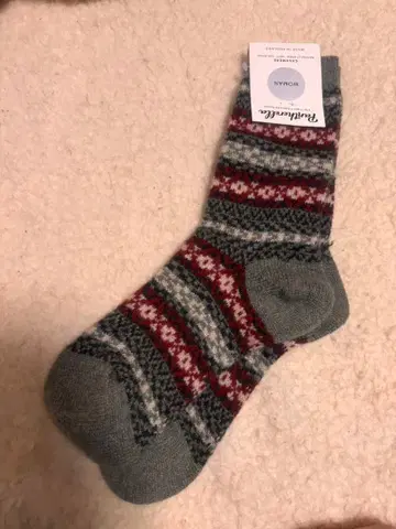 판셀레라 고급 캐시미어 페어아일 삭스