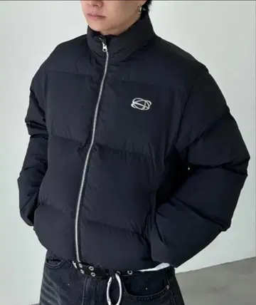 ADAMASTE 남성용 블랙 사이즈 M 다운 자켓