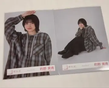 사쿠라자카46 마토노 미오 브로마이드 체크 코디 츄 스와리