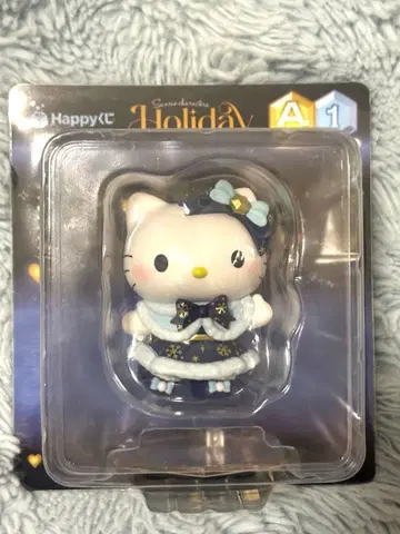 Happy 복권 산리오 캐릭터 A상 헬로키티 피규어 홀리데이