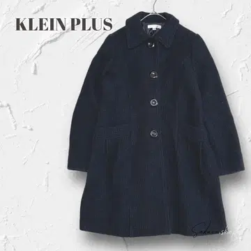 3495 [클라인 플러스] 롱 코트 고급 깔끔한 출퇴근 포멀 블랙