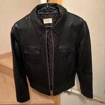 Nudie Jeans Co. 블랙 가죽 자켓 XS