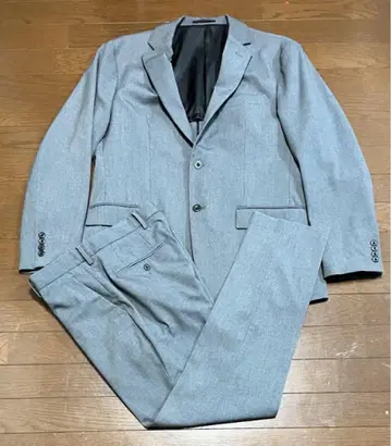 GU 남성용 수트 그레이 XL 사이즈 상하의 셋업