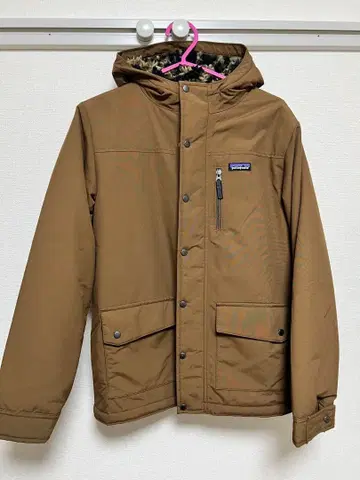 patagonia 후드 부착 브라운 자켓 XL