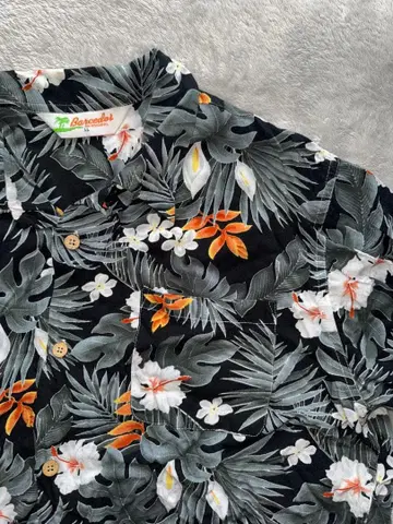 빈티지 패턴 셔츠 아메카지