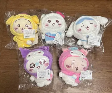 치이카와 산리오 봉제 인형 전 5종 컴플리트 세트