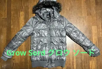 Grow Sord 그로우 소드 실버 퀼팅 다운 자켓