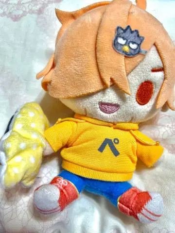 즉시 구매 당일 발송 산리오 콜라보 페인트 봉제 인형 키링 일상조