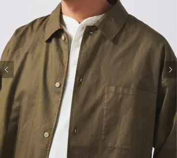 [ relume ] 올리브색 버튼 셔츠 루즈핏