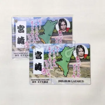 나이트메어 미야자키 사토 굿즈 트레이딩 카드 & 마그넷 천하대폭주