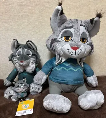 주토피아 2 봉제 인형 3종 세트 파우버트 야마다 료스케