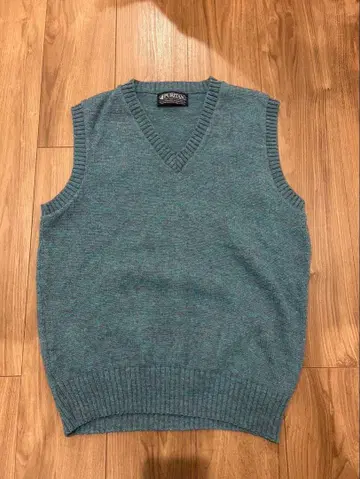 PURITAN 빈티지 니트 베스트 울 베스트 L USA