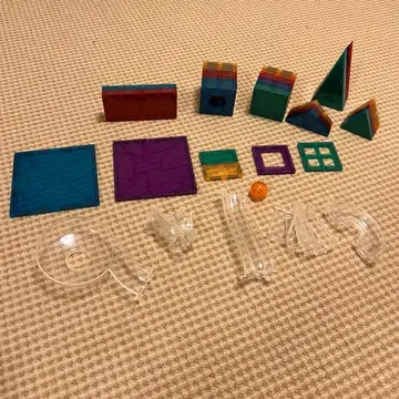 컬러풀한 블록 세트 피타고라스