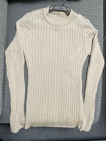유나이티드 도쿄 아이보리 리브 니트 스웨터 사이즈 1