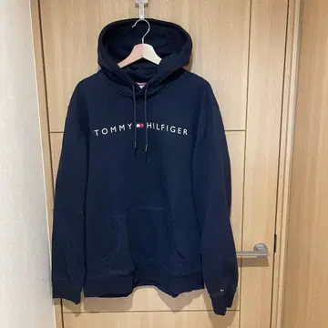 TOMMY HILFIGER 네이비 XL 후드티