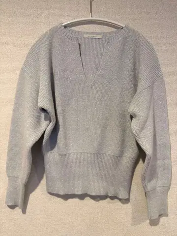 MACPHEE 실버 라메 니트 S