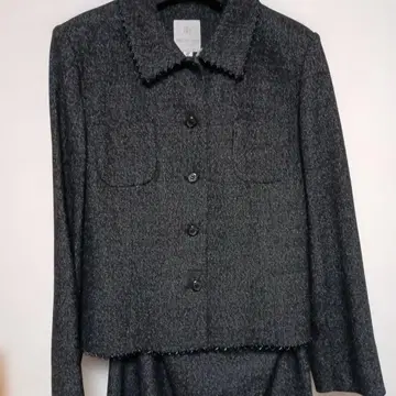 다크 그레이 자켓 울 혼방 소재 11호