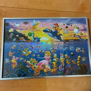 슈퍼 마리오 월드 마리오 어드벤처 남쪽 섬 직소 퍼즐 완성품