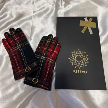 Attivo Harris Tweed 가죽 장갑