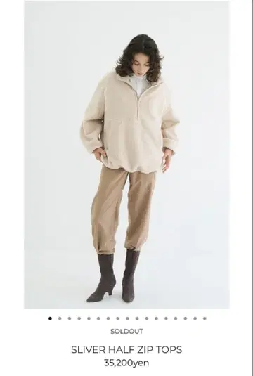 clane SLIVER HALF ZIP TOPS