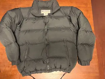 컬럼비아 다운 자켓 블랙