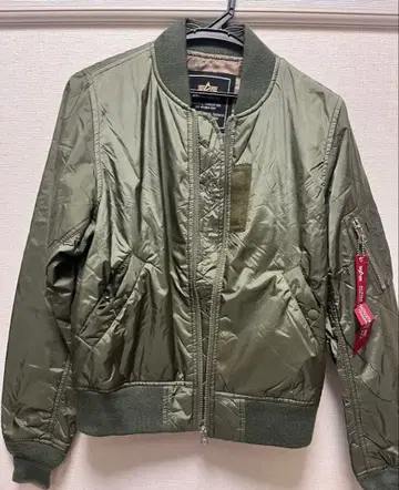 MA-1 자켓 올리브 그린 알파사