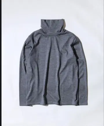 MB 하이엔드 비슈 울 니트풍 터틀넥 티셔츠 그레이 S 사이즈