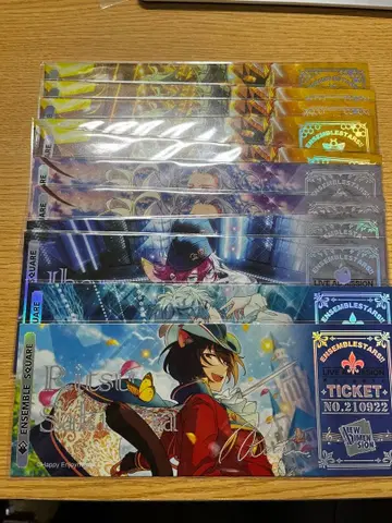 앙스타 홀로그램 티켓 중국 굿즈