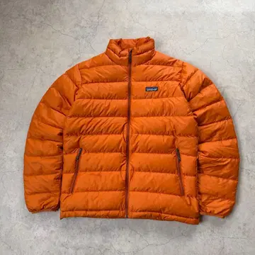 파타고니아 라이트 다운 자켓 오렌지