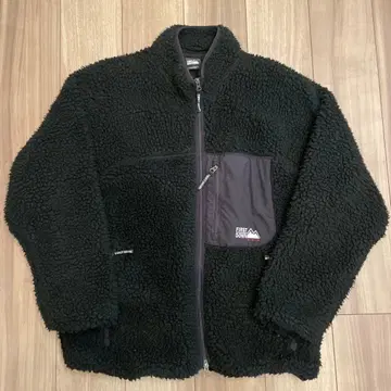 FIRST DOWN 플리스 자켓 블랙