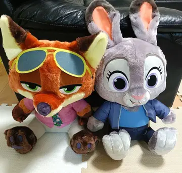 [초시 한정 가격!] 주토피아2 슈퍼 라지 봉제 인형 닉 & 주디
