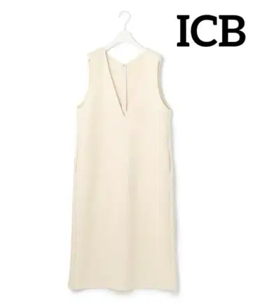 [ 새상품급 ] ICB TR 라이트 리버 V넥 오버롤 스커트 원피스
