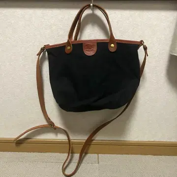 [ 2way ] IL BISONTE 숄더백 캔버스