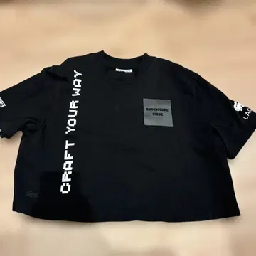 Lacoste Minecraft 콜라보 반팔 T셔츠