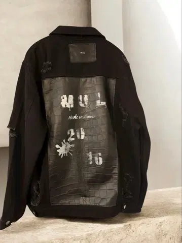 MUL 블랙 데님 자켓 [ seven fairy ]