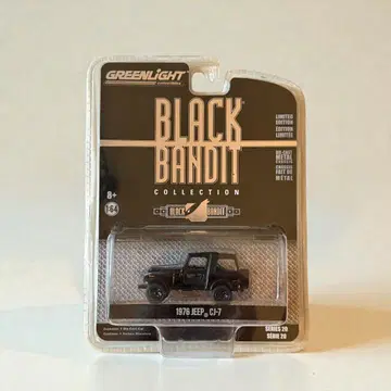 GREENLIGHT 1976 JEEP CJ-7 BLACK BANDIT