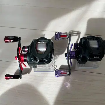 중화 DC 베이트 낚시릴 2개 (커스텀 핸들)