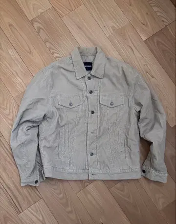 UNIQLO 베이지 데님 자켓 퀼팅