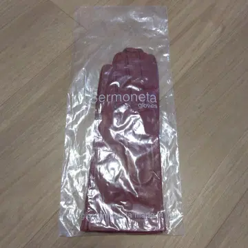 sermoneta 여성용 가죽 그로브 빨간색