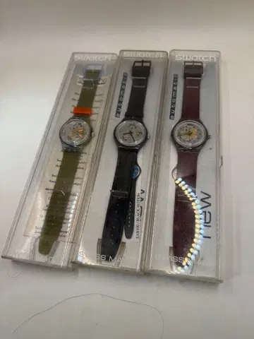 스와치 오토매틱 자동 와인딩 9개 세트 정품 ETA 무브먼트 탑재