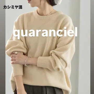 [ 새상품급 ] quaranciel AQUA 캐시미어 블렌드 크루넥 니트