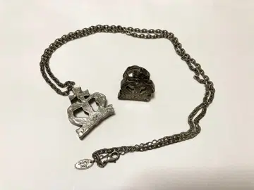 제인 마플 왕관 목걸이 반지 실버 JaneMarple