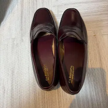 빈티지 G.H. Bass & Co. 다크 브라운 로퍼