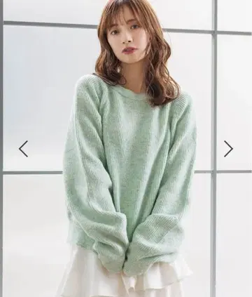 misty woman 아이스크림 크루 니트 DX