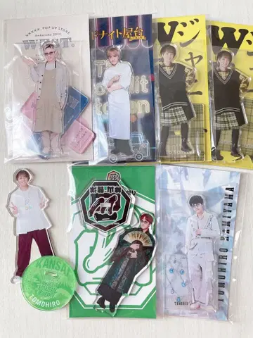 카미야마 토모히로 아크릴 스탠드 7개 세트 묶음 판매